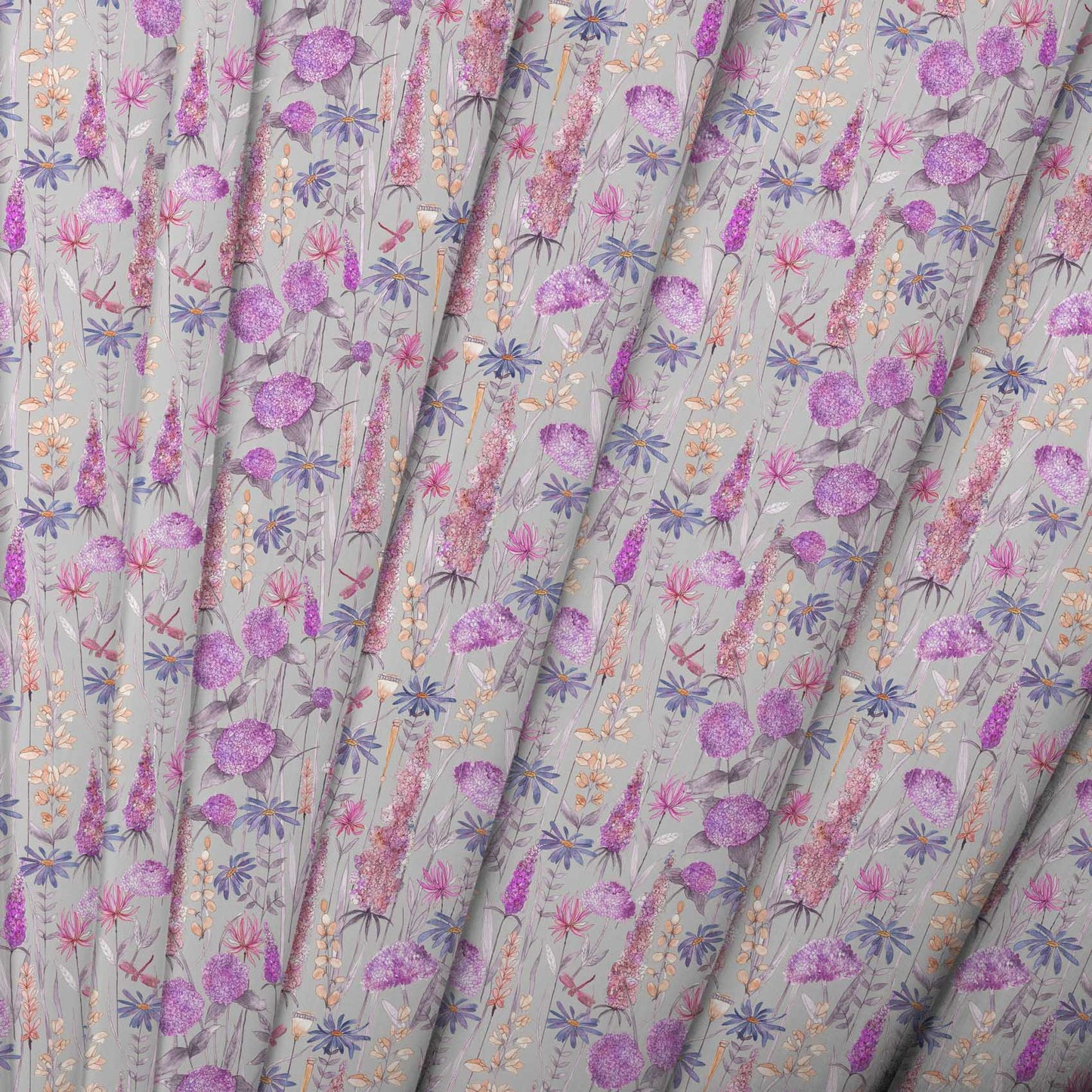 Florabunda Fuchsia Lomond Pima Lawn Cotton - Dress Fabric
