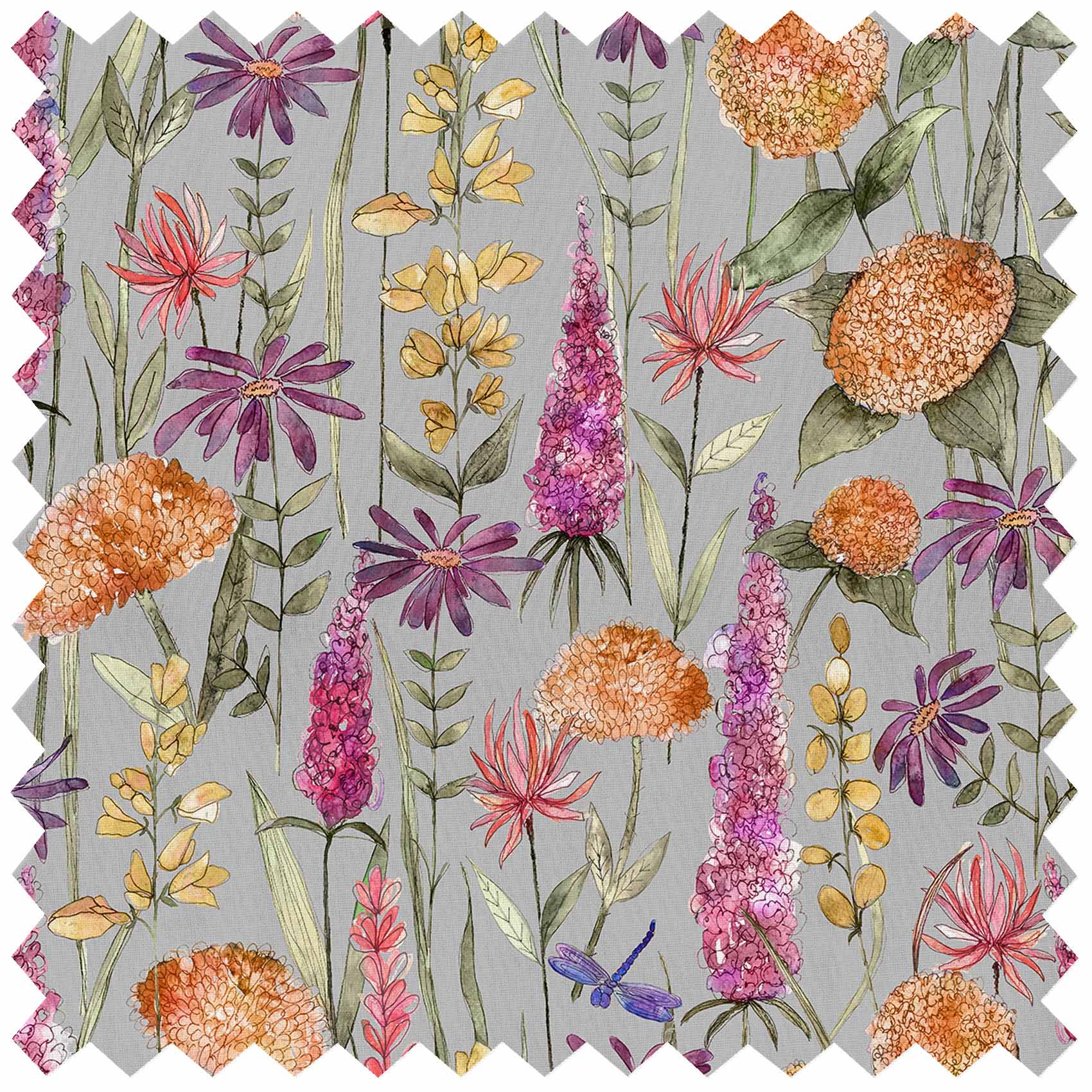 Florabunda Russet Lomond Pima Lawn Cotton - Dress Fabric