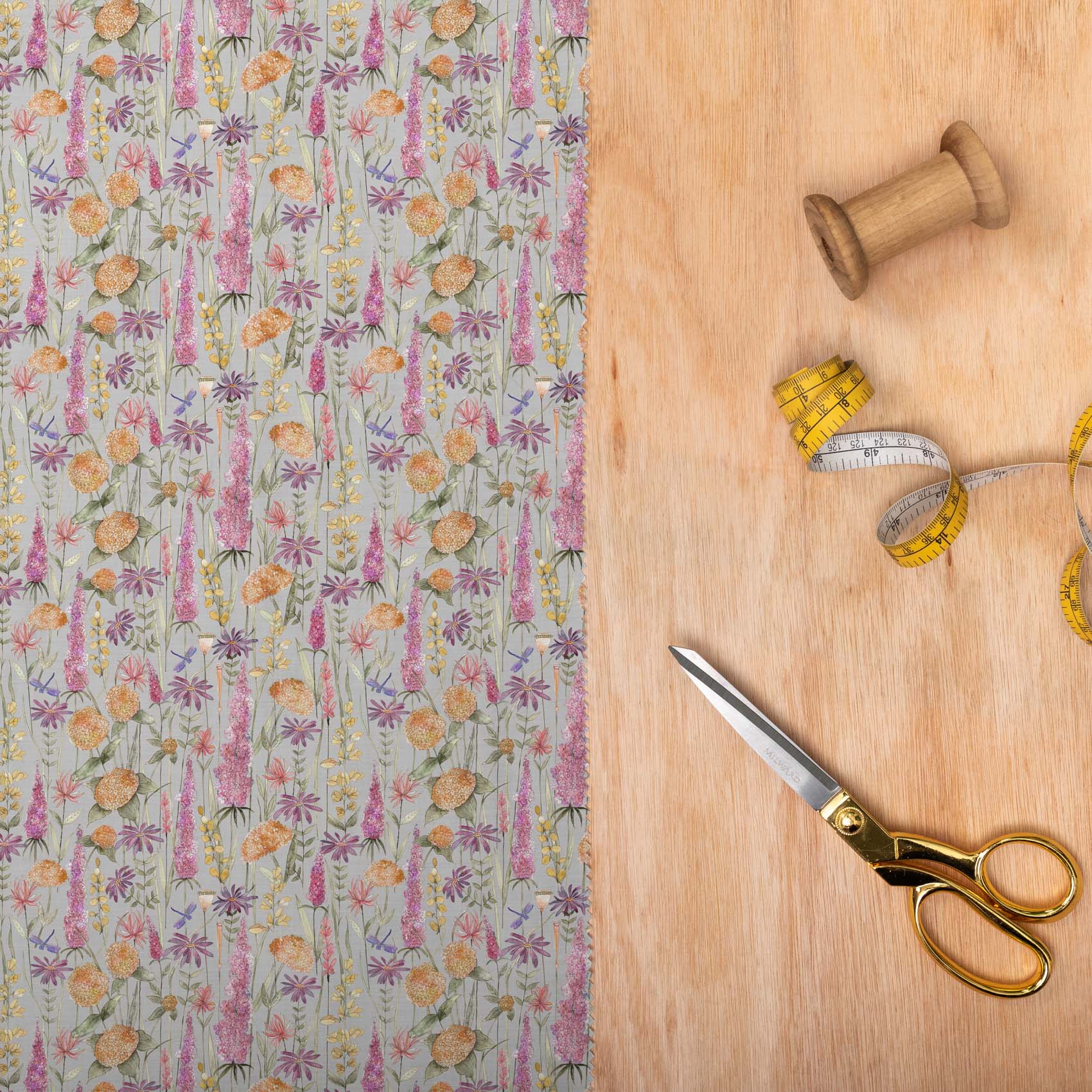 Florabunda Russet Lomond Pima Lawn Cotton - Dress Fabric