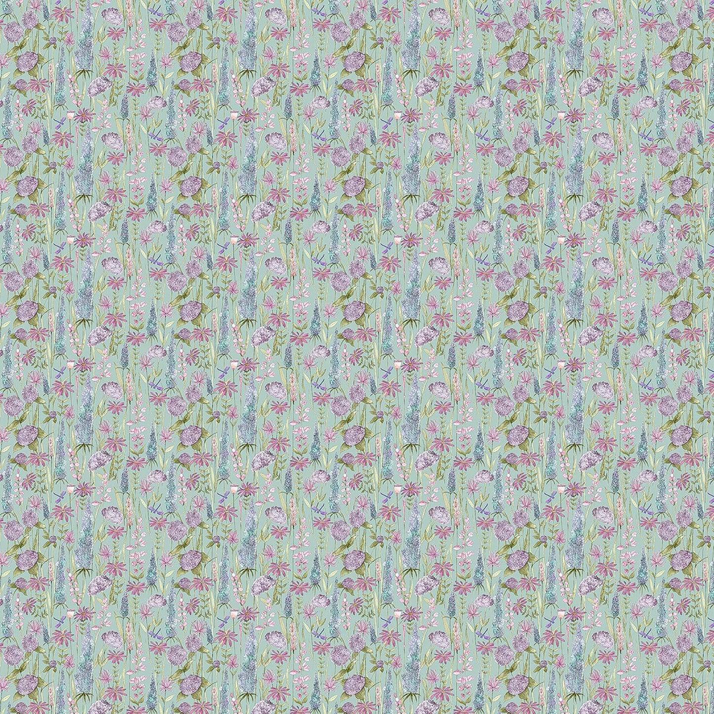 Florabunda Verde Lomond Pima Lawn Cotton - Dress Fabric