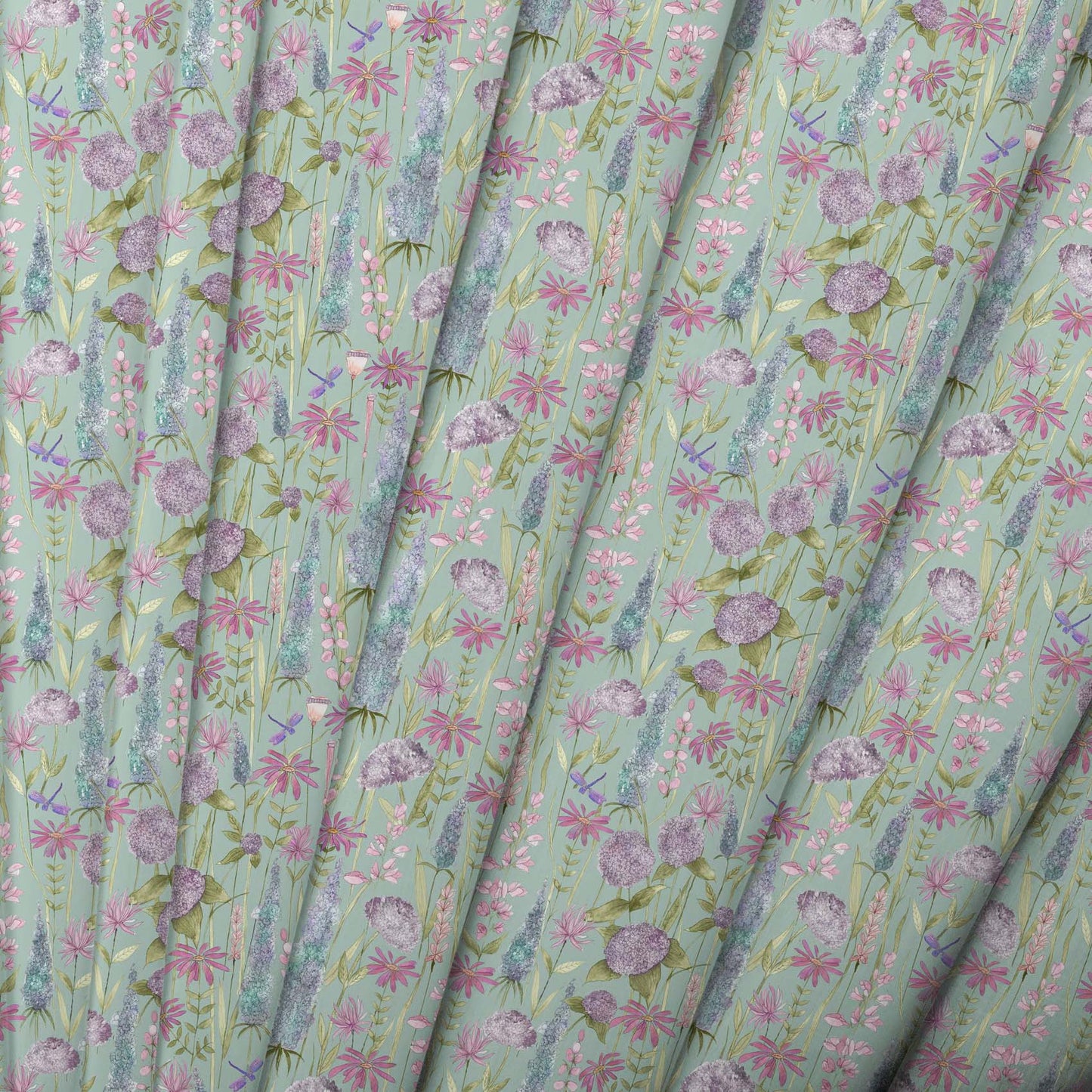 Florabunda Verde Lomond Pima Lawn Cotton - Dress Fabric
