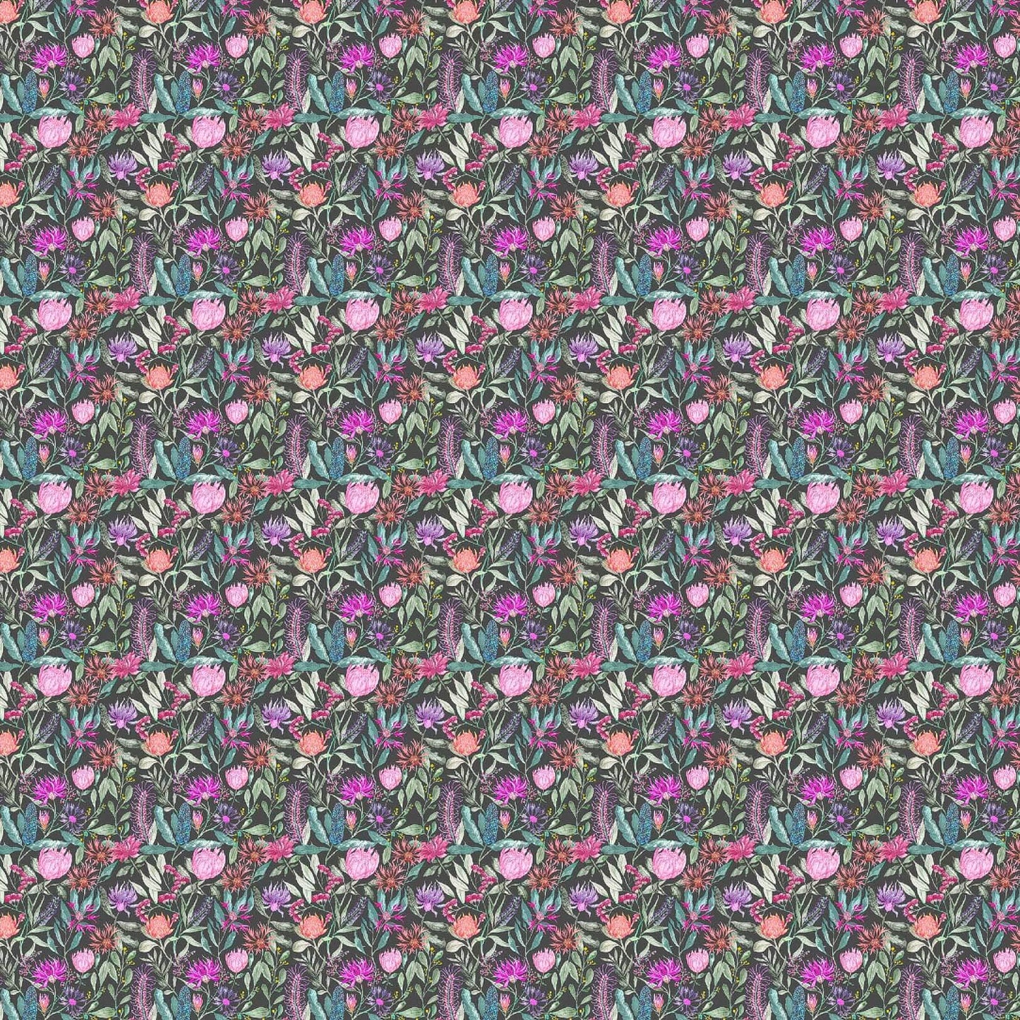 Fortazela Onyx Lomond Pima Lawn Cotton - Dress Fabric