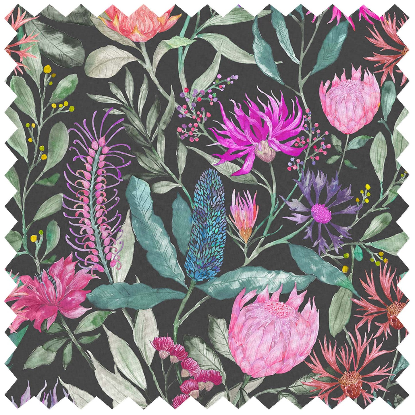 Fortazela Onyx Lomond Pima Lawn Cotton - Dress Fabric