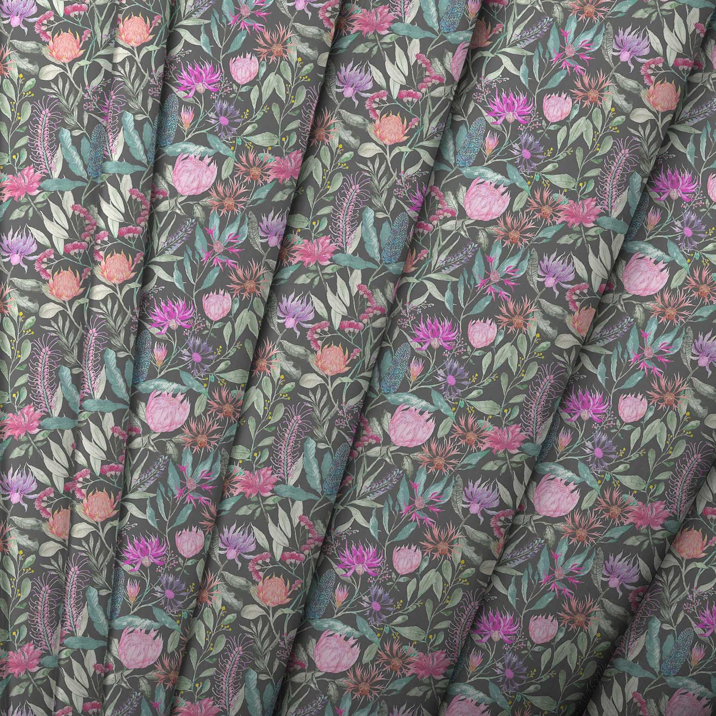 Fortazela Onyx Lomond Pima Lawn Cotton - Dress Fabric