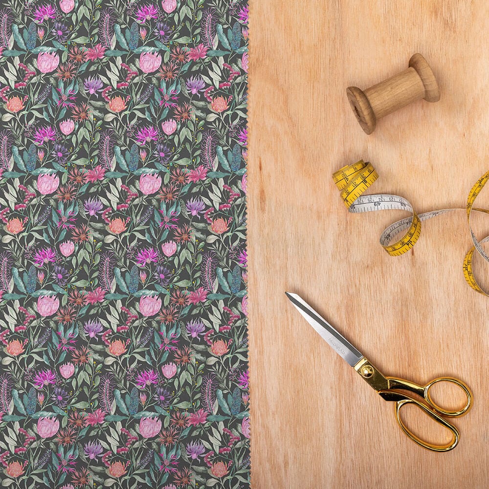 Fortazela Onyx Lomond Pima Lawn Cotton - Dress Fabric