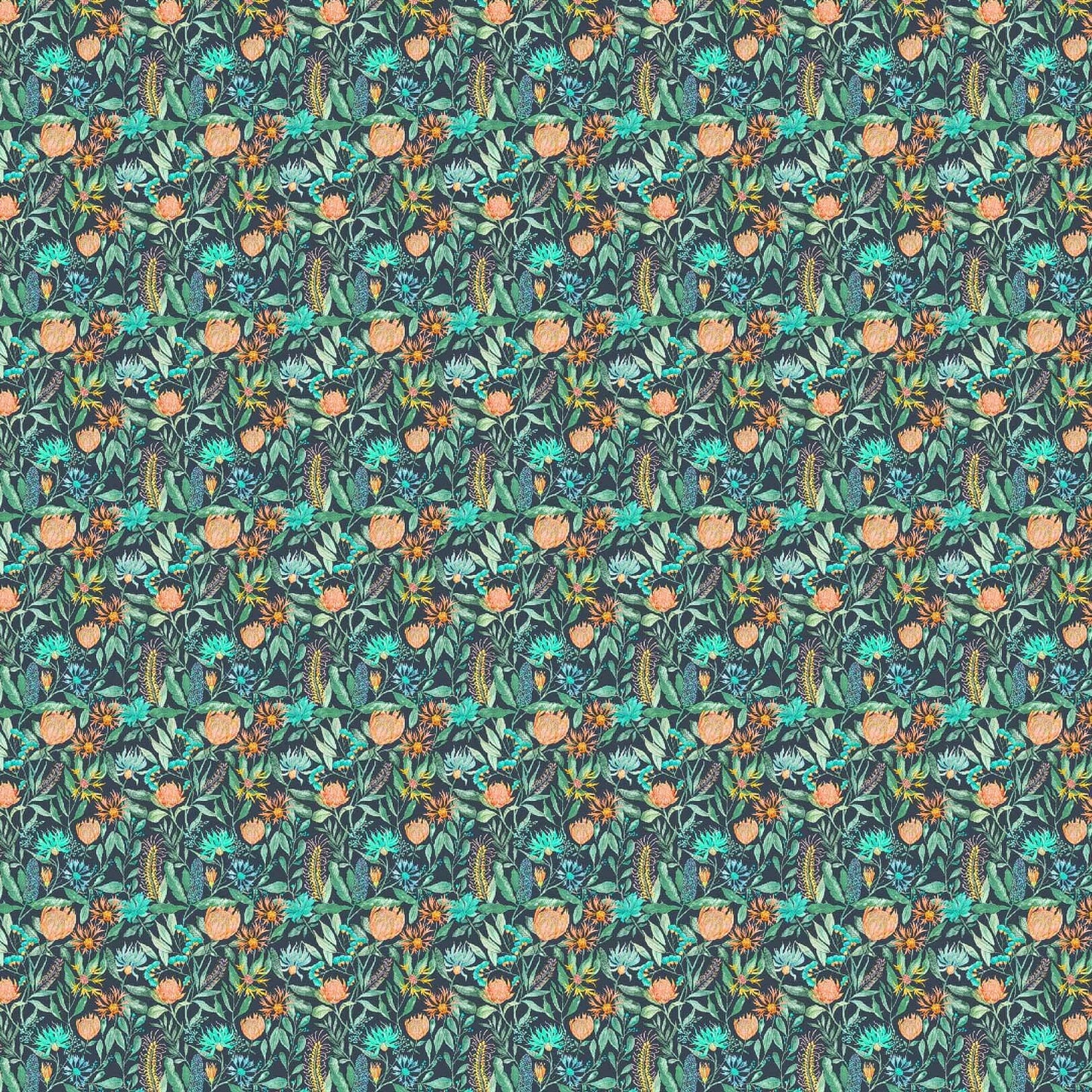 Fortazela Sapphire Lomond Pima Lawn Cotton - Dress Fabric