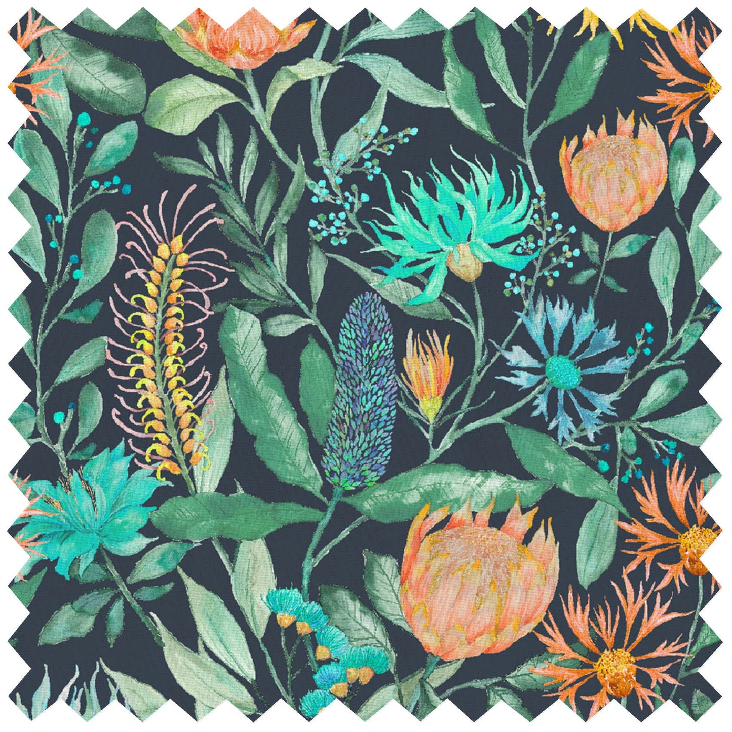 Fortazela Sapphire Lomond Pima Lawn Cotton - Dress Fabric