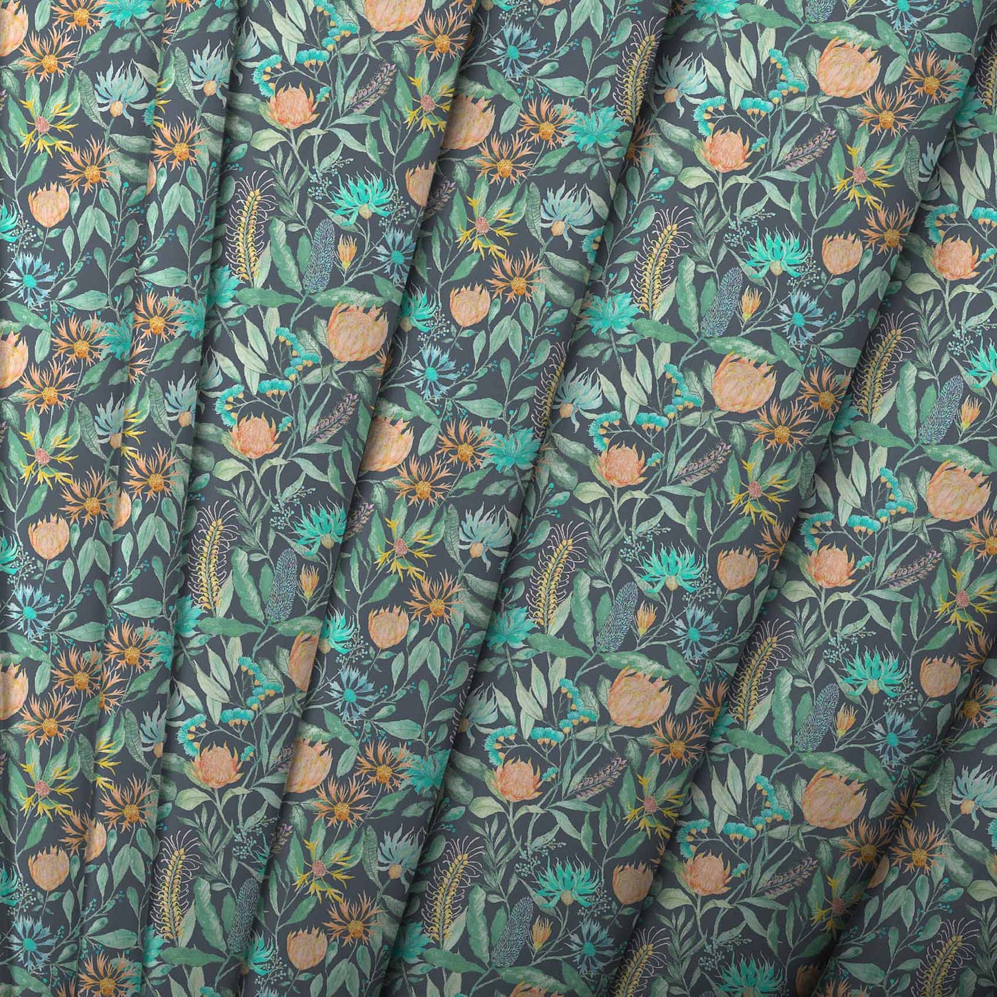 Fortazela Sapphire Lomond Pima Lawn Cotton - Dress Fabric