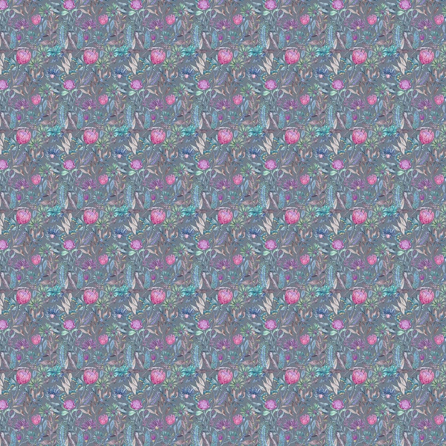 Fortazela Storm Lomond Pima Lawn Cotton - Dress Fabric