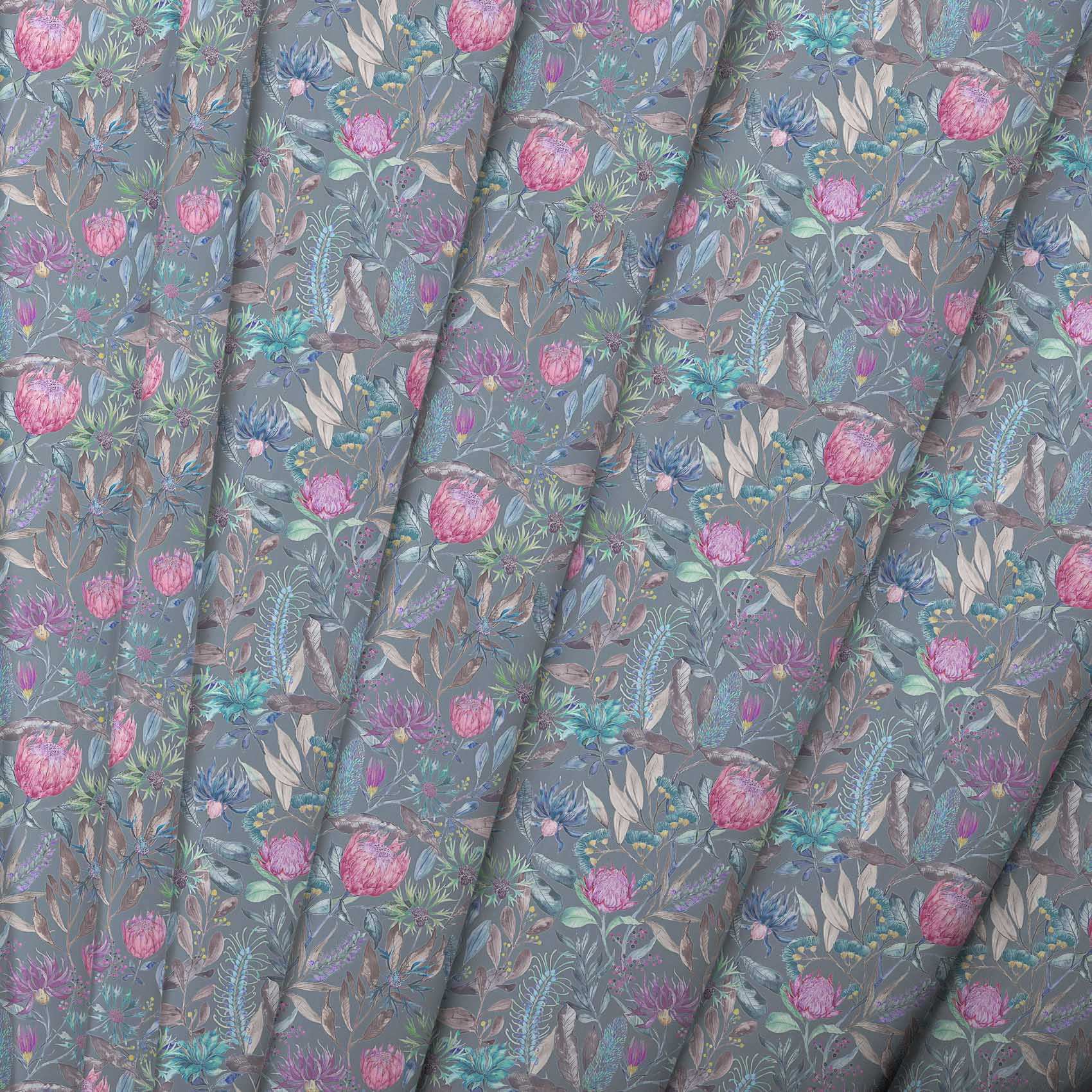 Fortazela Storm Lomond Pima Lawn Cotton - Dress Fabric