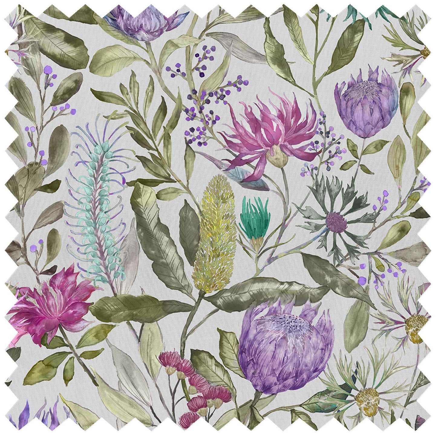 Fortazela Violet Lomond Pima Lawn Cotton - Dress Fabric