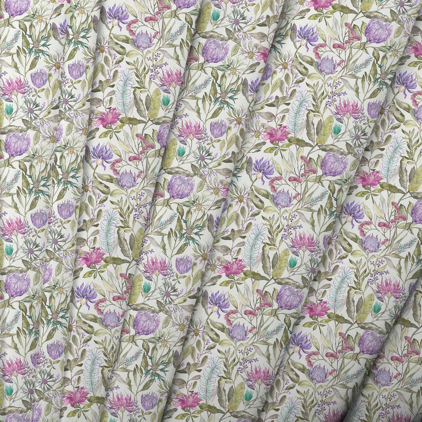 Fortazela Violet Lomond Pima Lawn Cotton - Dress Fabric