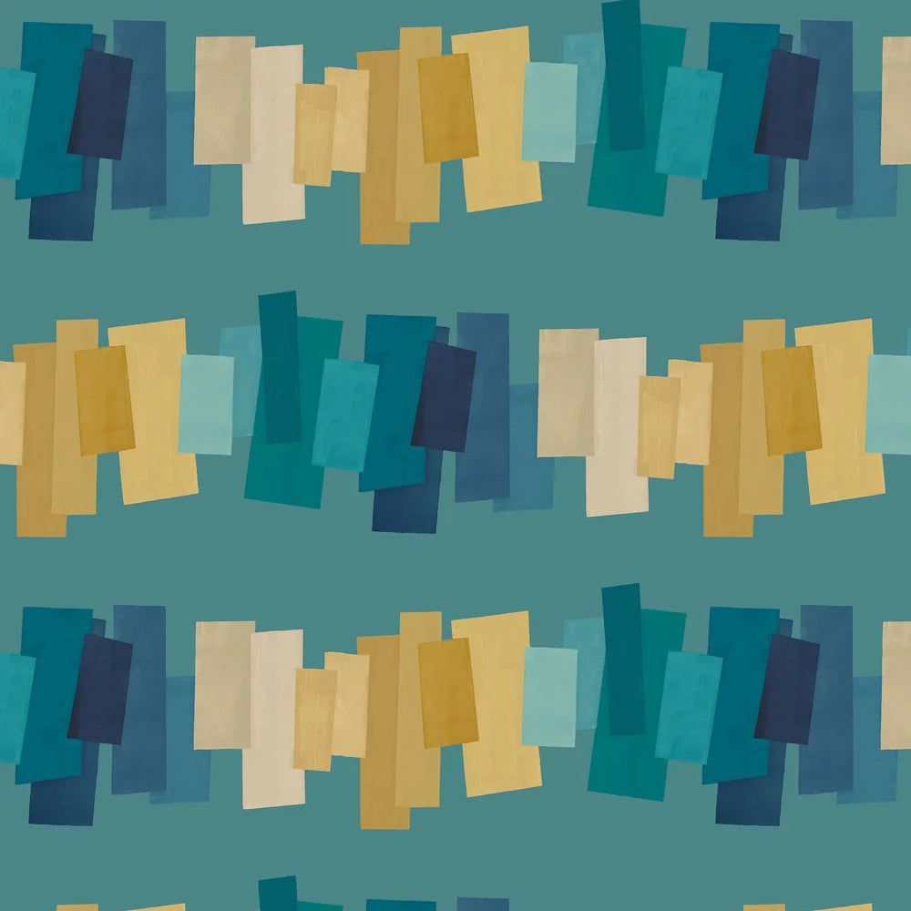 Offset Blocks Wallpaper