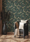 Figs Wallpaper - Green - Summer Gray
