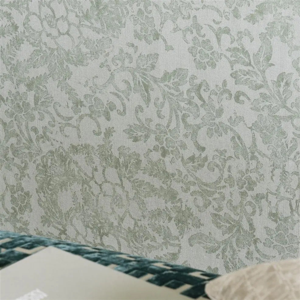 Filigrana Wallpaper - Steel - PDG684/08 - Designers Guild