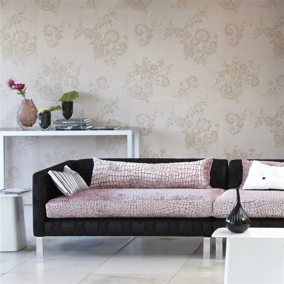 Firle Wallpaper - Cream - Designers Guild