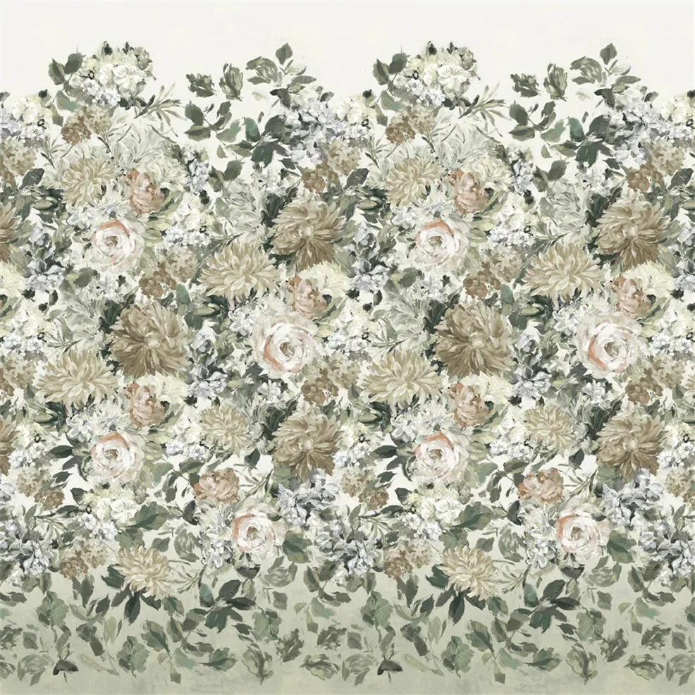Fleurs D Artistes Wallpaper - Chalk - PDG1170/03 - Designers Guild