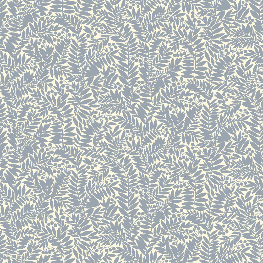 Florence Wallpaper - Blue - Summer Gray
