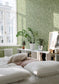 Florence Wallpaper - Green - Summer Gray
