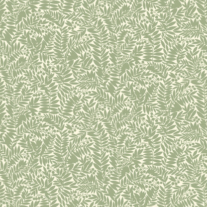 Florence Wallpaper - Green - Summer Gray
