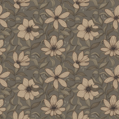 Fredrik Wallpaper - Taupe - Summer Gray
