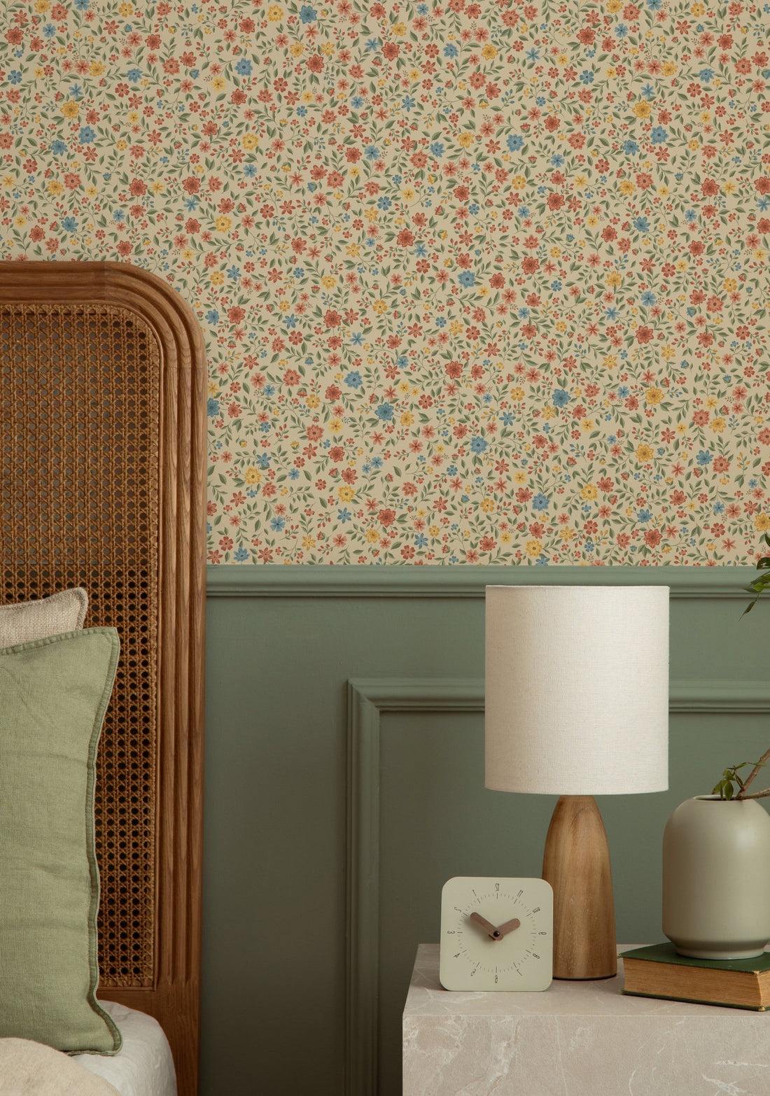 Freja Wallpaper - Confetti - Summer Gray

