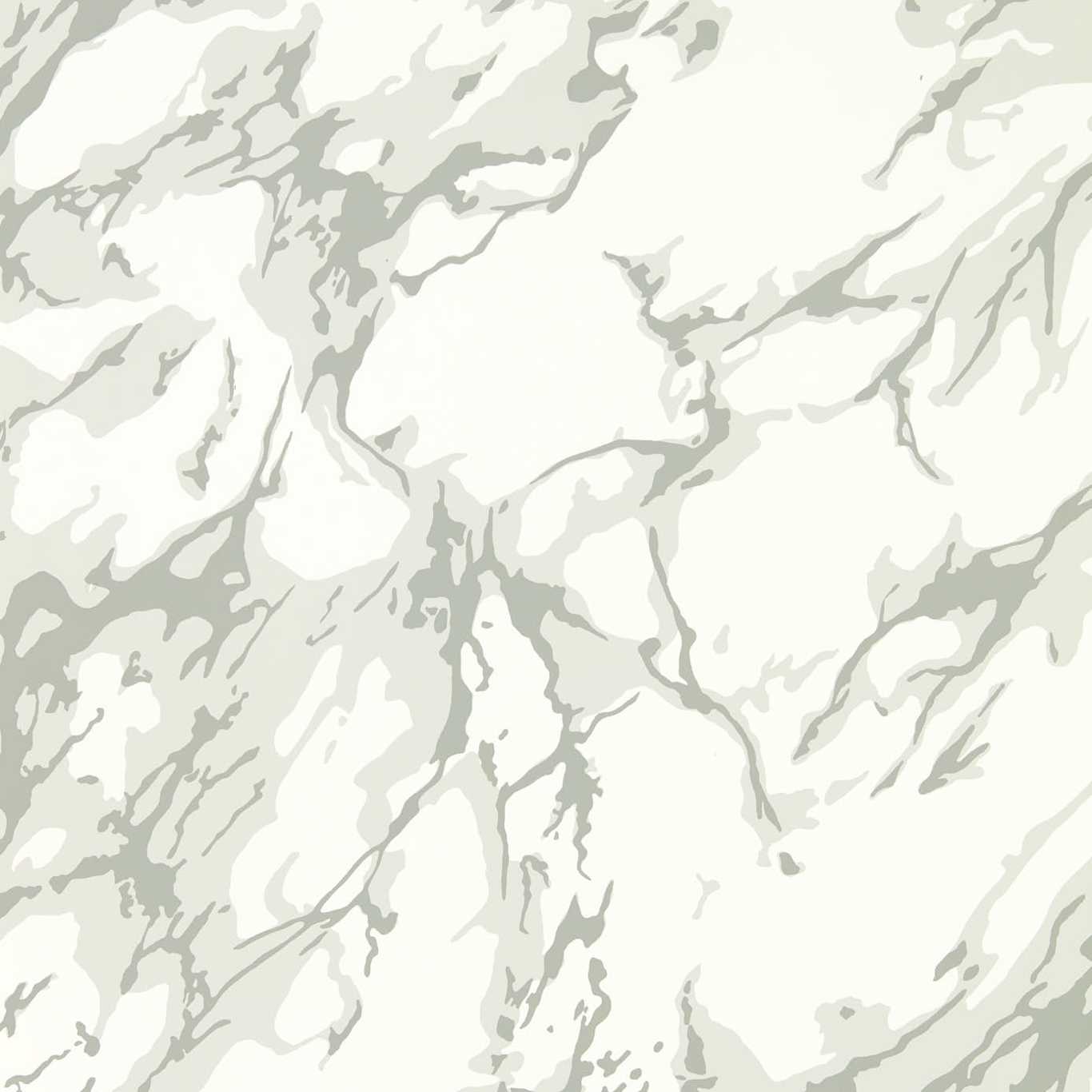French Marble Wallpaper - Empire Grey / Perfect White - ZCOT313026 - Zoffany