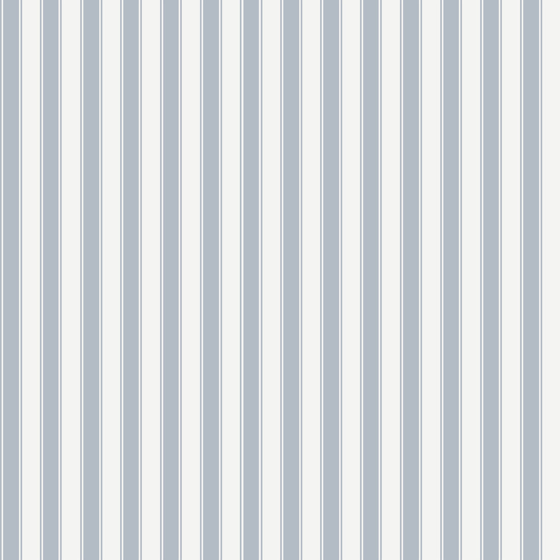 French Stripes Wallpaper - Blue - Summer Gray
