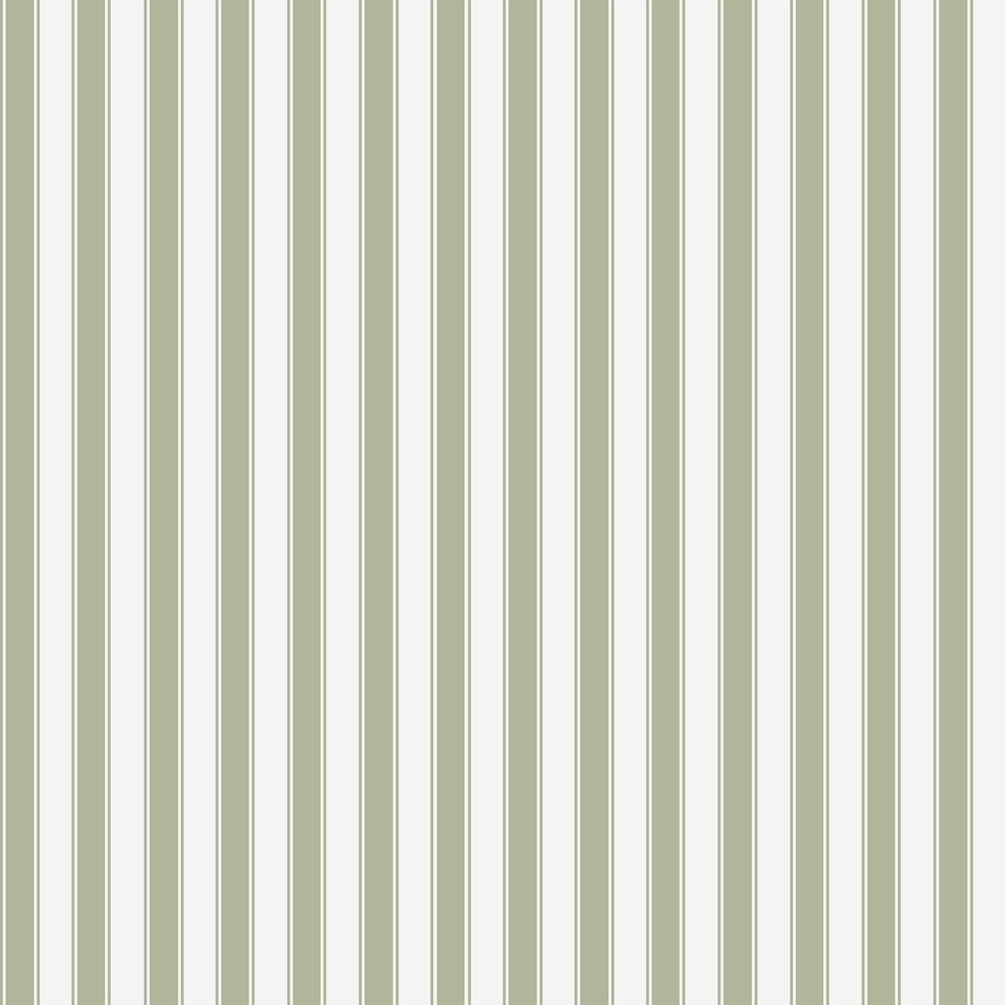 French Stripes Wallpaper - Green - Summer Gray
