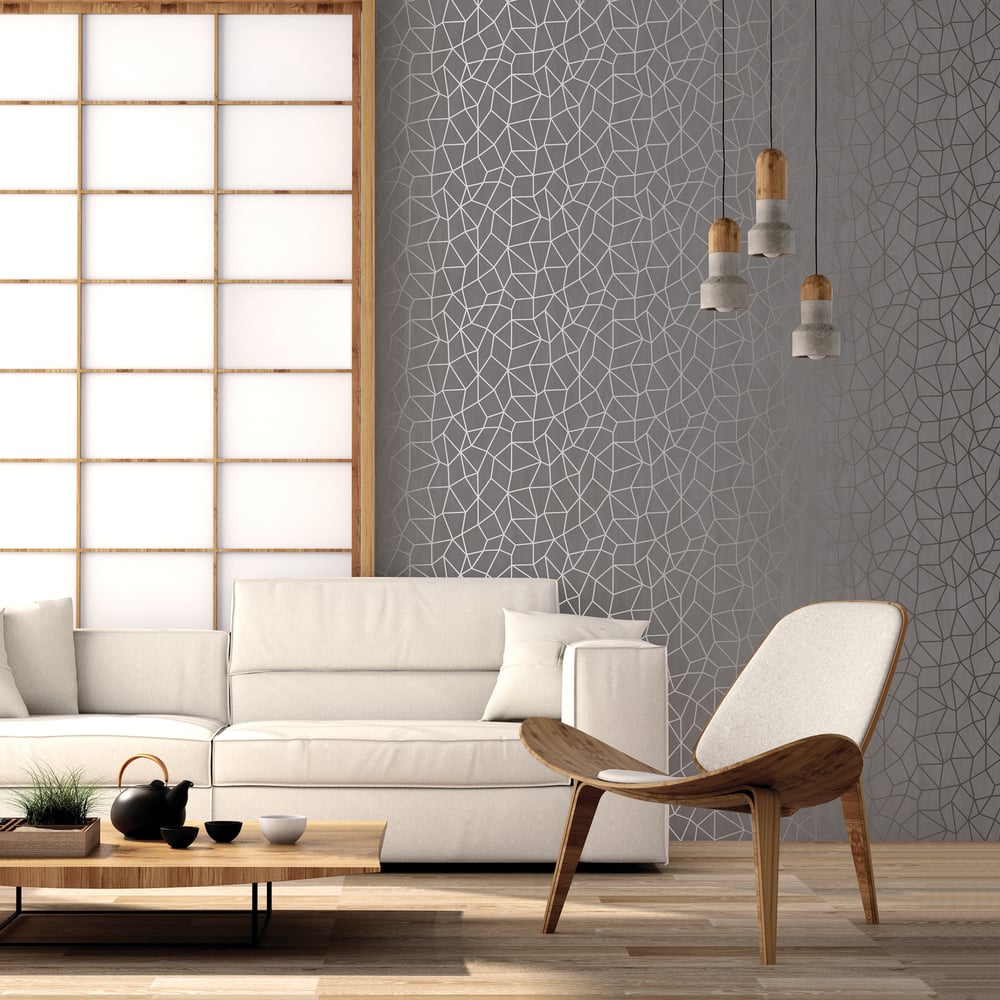 Special FX Metallic Web Effect Wallpaper