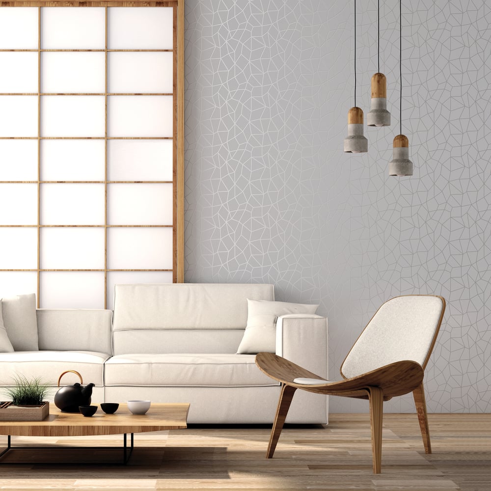 Special FX Metallic Web Effect Wallpaper