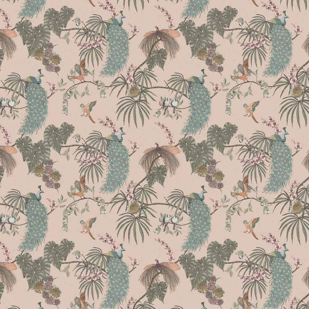 Garden Aviary Wallpaper - Cream - Petronella Hall