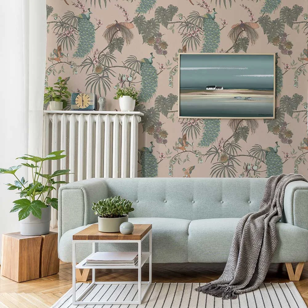 Garden Aviary Wallpaper - Cream - Petronella Hall