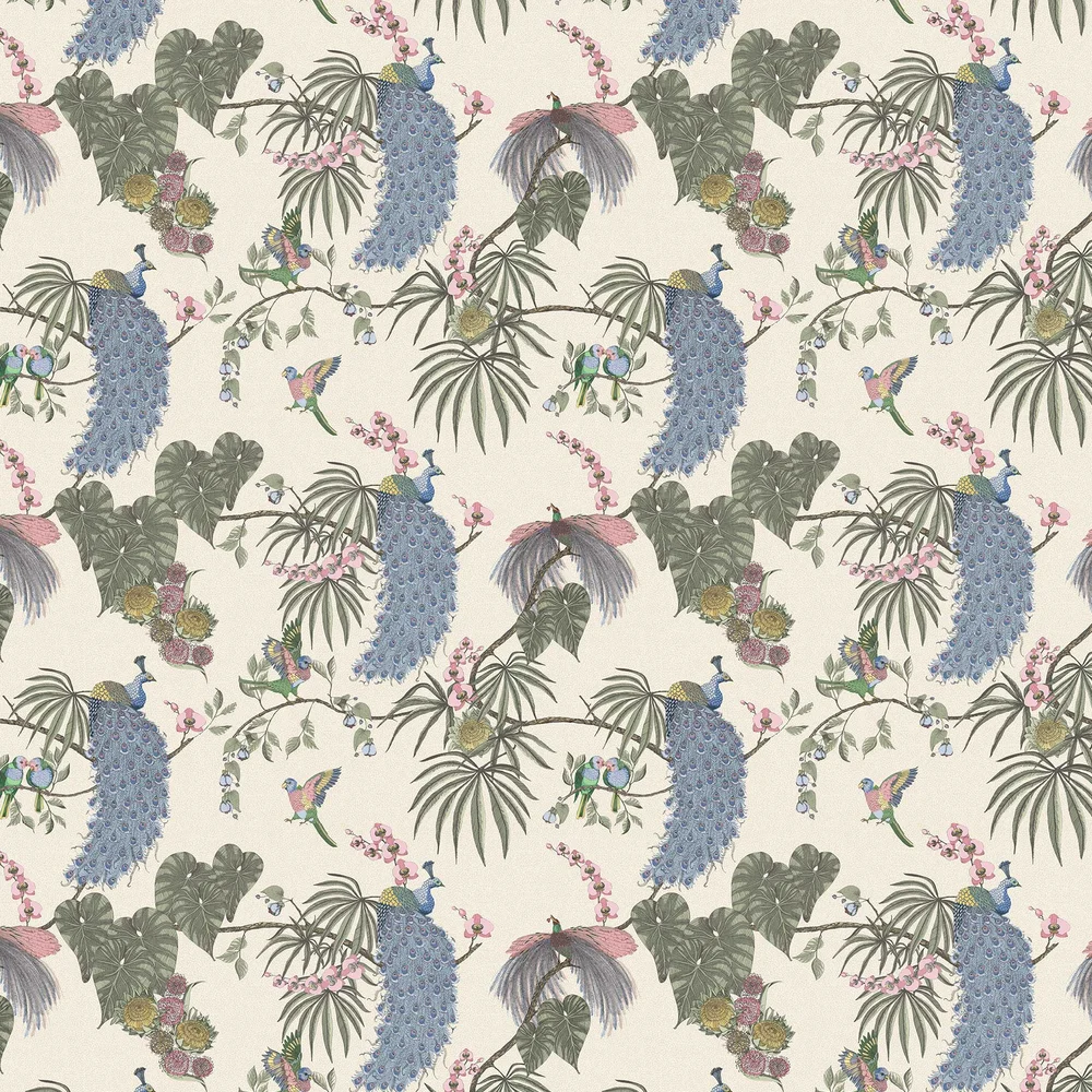 Garden Aviary Wallpaper - Multicolor - Petronella Hall