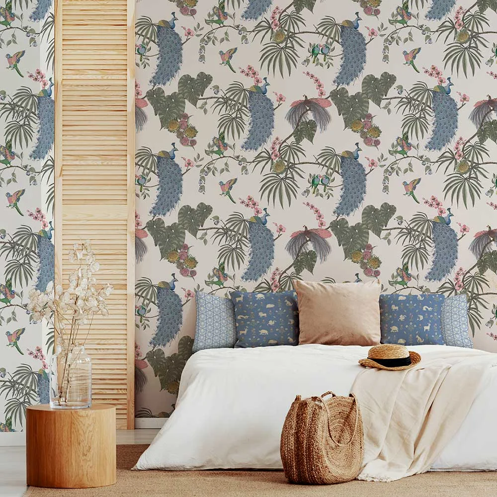 Garden Aviary Wallpaper - Multicolor - Petronella Hall