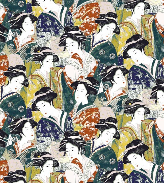 Matsuyama Velvet Fabric - Multicolor - Gaston y Daniela