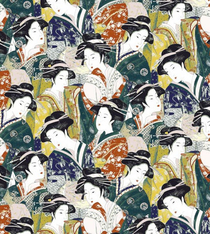 Matsuyama Velvet Fabric - Multicolor - Gaston y Daniela