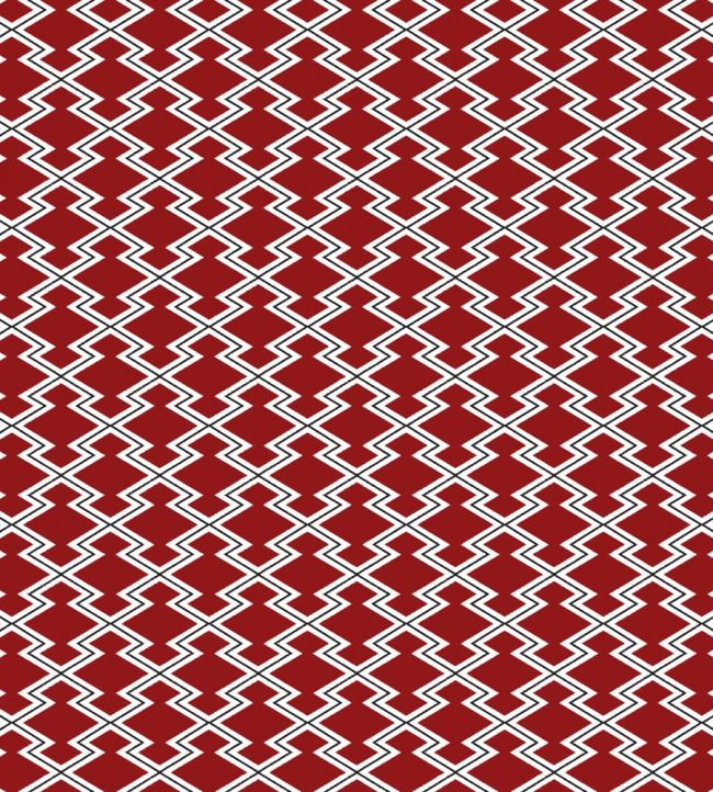 Hayami Fabric - Red - Gaston y Daniela