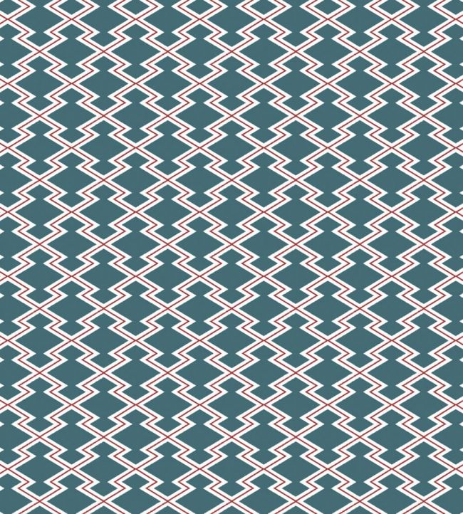 Hayami Fabric - Teal - Gaston y Daniela