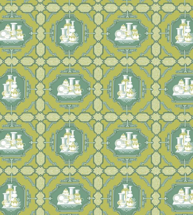 Porcelanas Fabric - Green - Gaston y Daniela