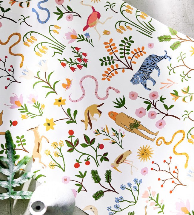 Garden Of Eden Wallpaper - Popsicle - NART112794 - Scion