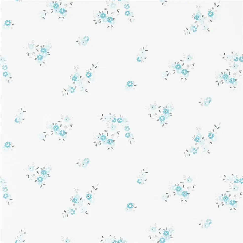 Gentian Wallpaper - Aqua - P588/03 - Designers Guild