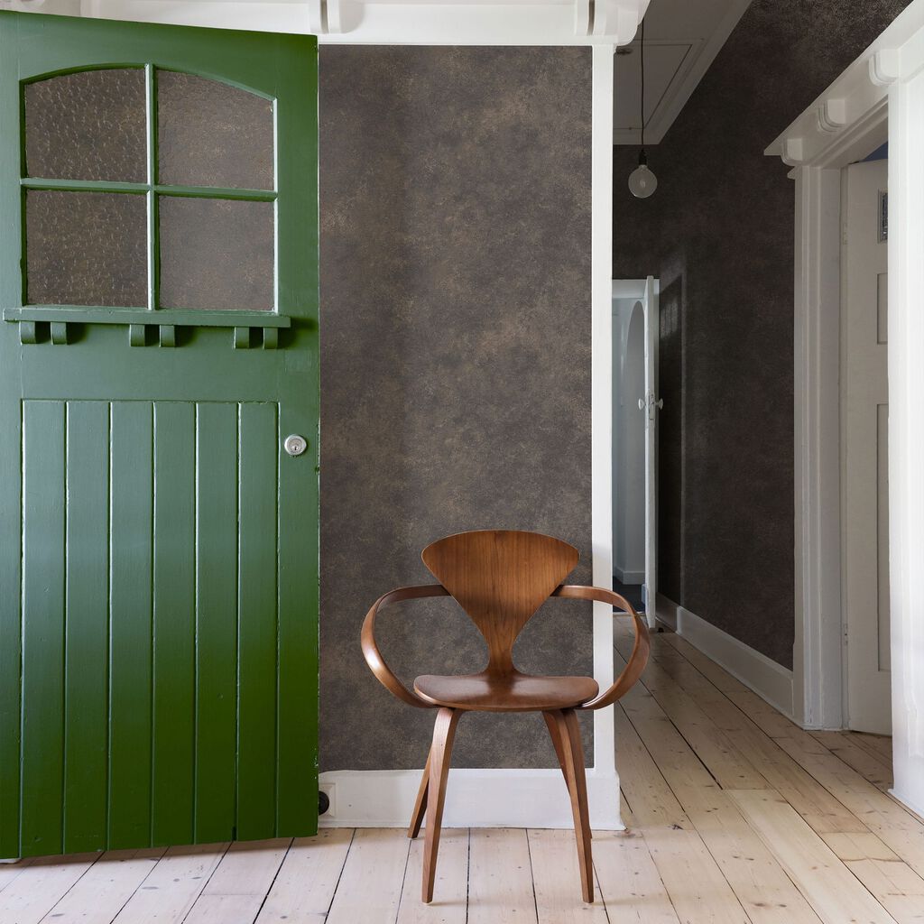 Gilded Concrete Wallpaper - Smokey Quartz - Boutique Luxury