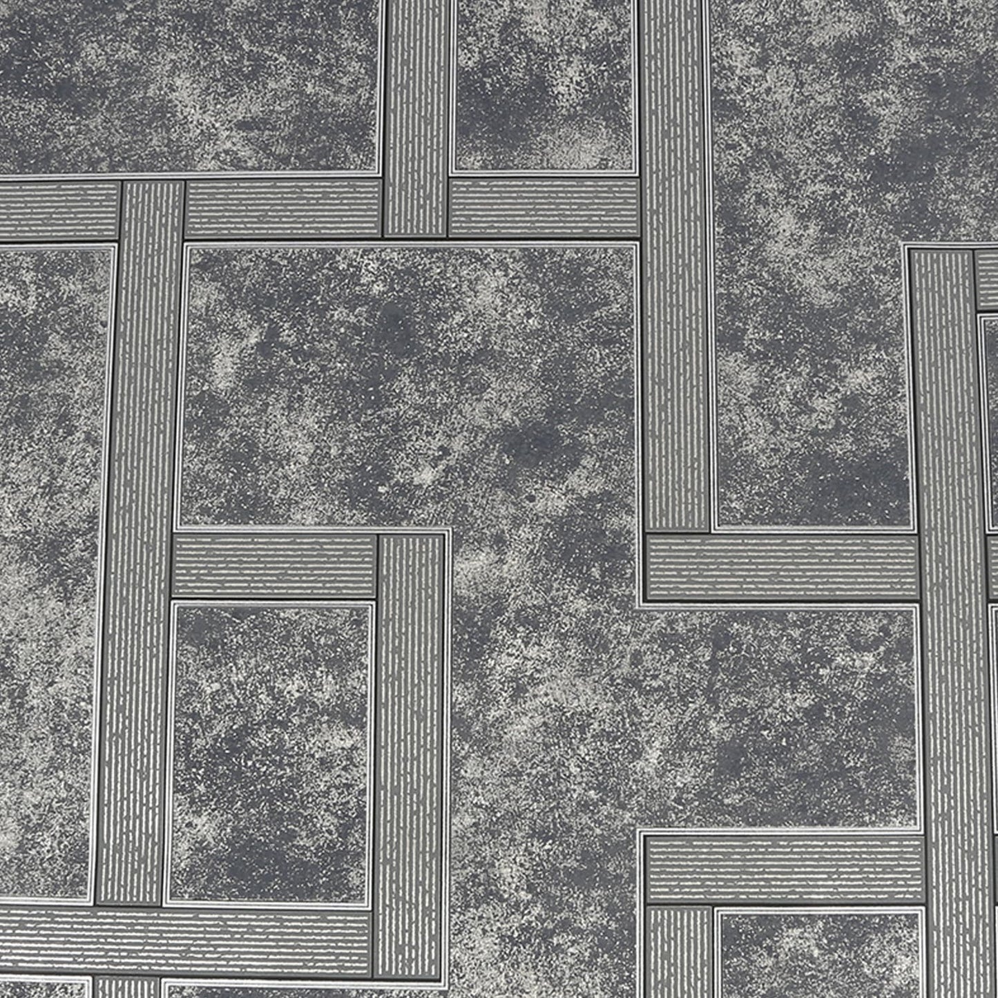 Gilded Greek Key Wallpaper - Onyx - Boutique Luxury