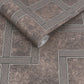 Gilded Greek Key Wallpaper - Smokey Quartz - Boutique Luxury
