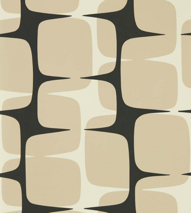 Going Lohko Wallpaper - Powder / Liquorice - NBIW113037 - Scion