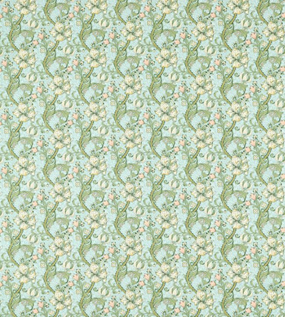 Golden Lily Fabric - Apple/Blush - F1677/05 - Clarke & Clarke