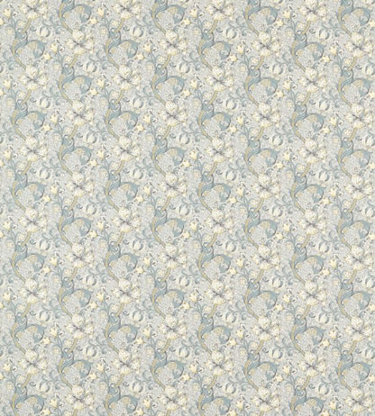 Golden Lily Fabric - Slate/Dove - F1677/02 - Clarke & Clarke