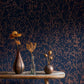 Gypsophila Wallpaper - Mighnight & Copper - Clarissa Hulse