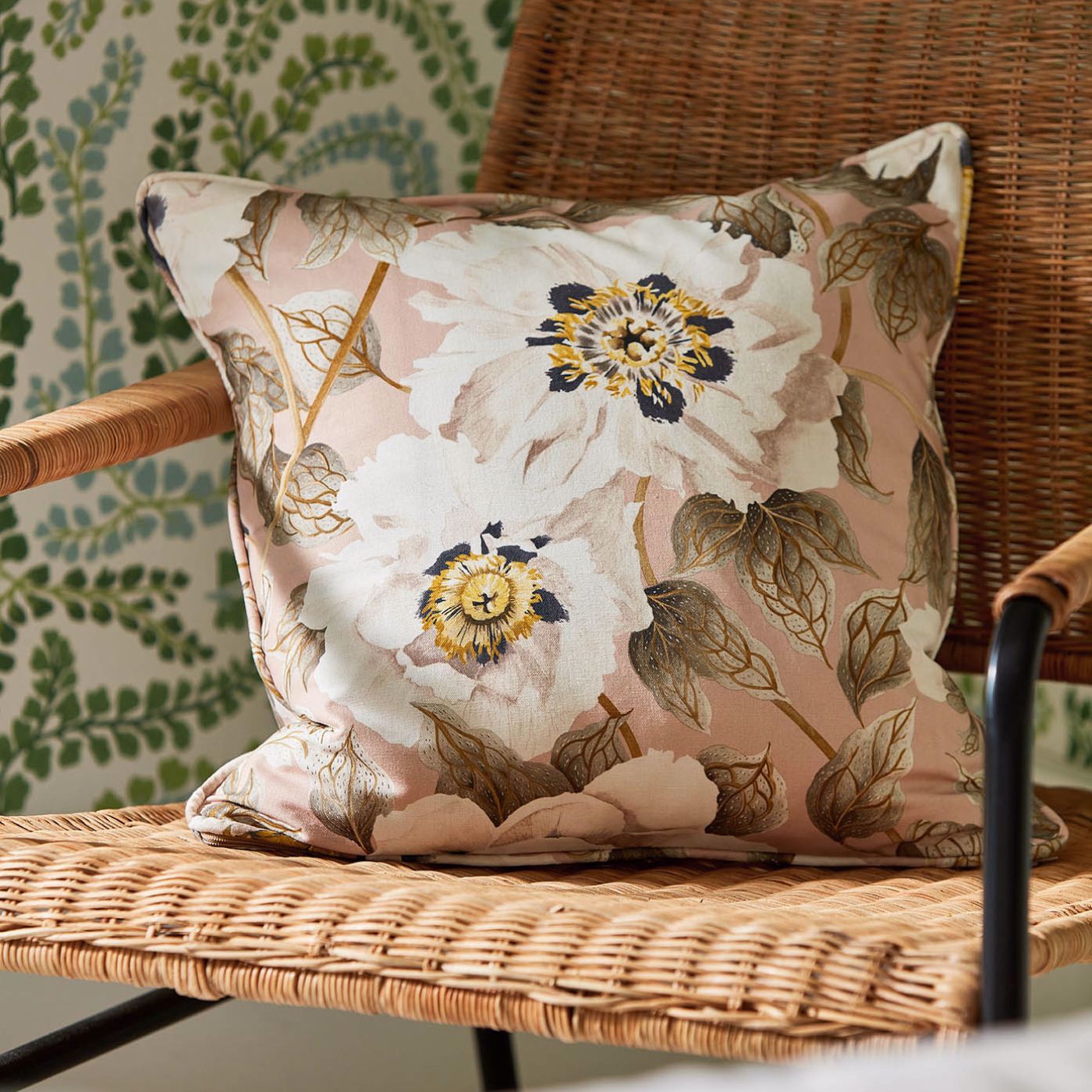 Florent Room Fabric - Positano/Maple/Graphite